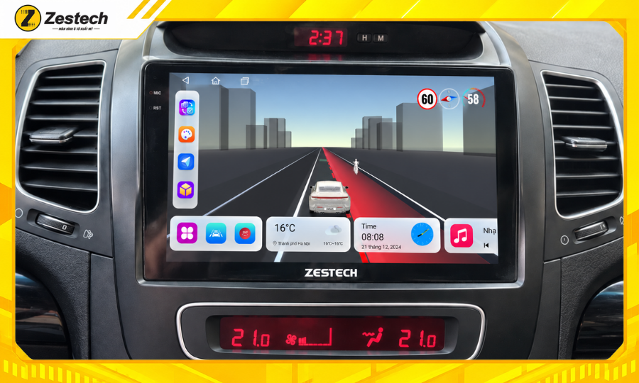 Màn hình ô tô Android cho xe Kia Sorento 2014-2020 7 Công nghệ AI ADAS trên màn hình ô tô Android cho xe Kia Sorento 2014-2020