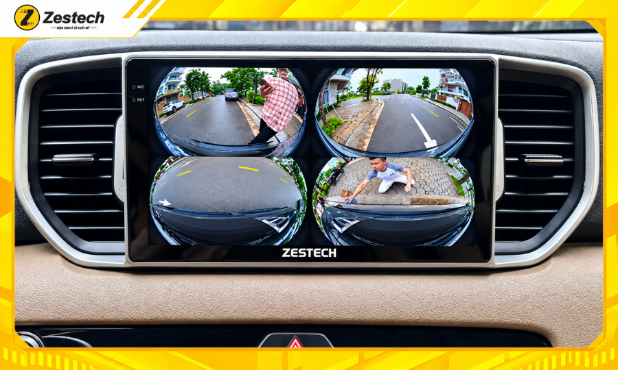 Màn hình ô tô Android cho xe Kia Sportage 2016-2021 tích hợp Camera 360