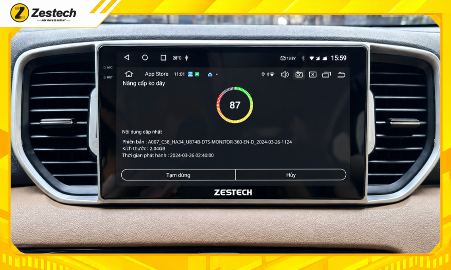 Cập nhật phần mềm Màn hình ô tô Android cho xe Kia Sportage 2016-2021