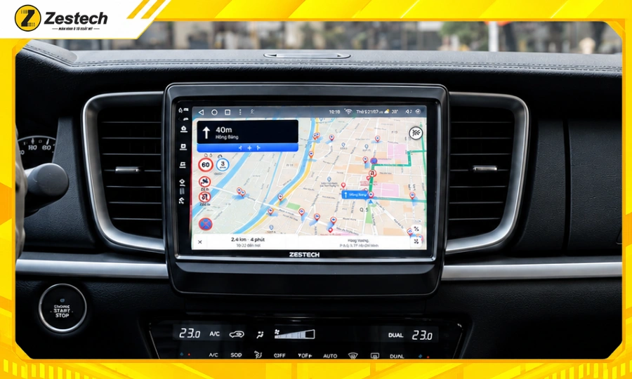 Màn hình ô tô Android cho xe Mazda BT50 2021-2025 4 Màn hình ô tô Android cho xe Mazda BT50 2021-2025 tích hợp VietMapLive