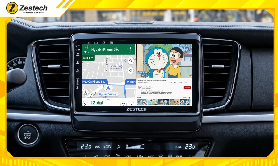 Màn hình ô tô Android cho xe Mazda BT50 2021-2025 7 Màn hình ô tô Android cho xe Mazda BT50 2021-2025 chạy đa nhiệm mượt mà