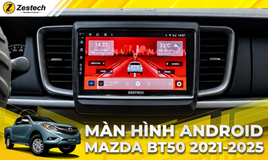 Màn hình ô tô Android cho xe Mazda BT50 2021-2025