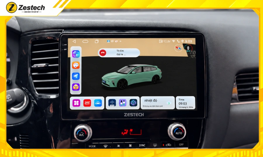 Màn hình ô tô Android cho xe Outlander 2016-2021 8 Màn hình ô tô Android cho xe Outlander 2016-2021 nghe gọi rảnh tay, không lo phạt nguội