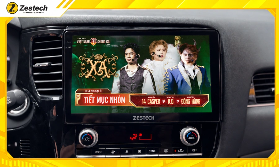 Màn hình ô tô Android cho xe Outlander 2016-2021 5 Màn hình ô tô Android cho xe Outlander 2016-2021 sở hữu kho giải trí không giới hạn